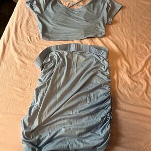 Light Blue Two-Piece Set